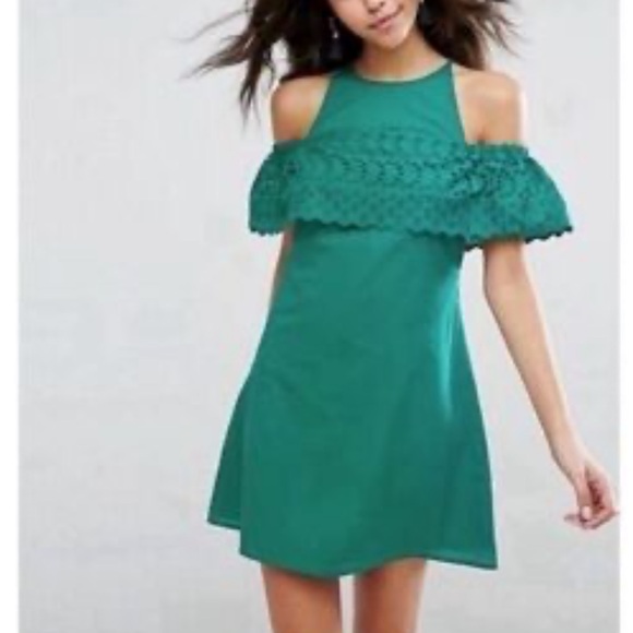 ASOS Green Mini Dress - Picture 1 of 9